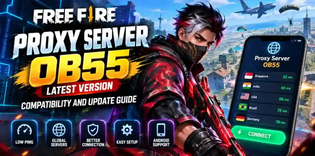 Free Fire Proxy Server OB55